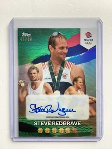 TOPPS TEAM GB 2024 STEVE REDGRAVE AUTÓGRAFO 40/49 - Imagen 1 de 2