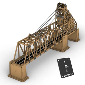 Puente plegable PROSES con accionamiento 1:87 escala H0 ### - Imagen 1 de 18