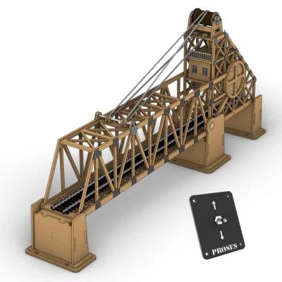 NEW! OO Scale Bascule Bridge Kit - Watch the Video Now! - Image 1 of 4