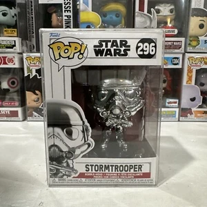 Funko POP! - Star Wars - Stormtrooper cromado plateado - #296 - Imagen 1 de 8