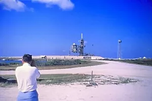 Vintage 35mm Slide Photo NASA Kennedy Space Center Launch Pad 1982 b - Picture 1 of 3