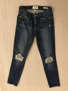 RAHMEN Jeans blau Le Skinny de Jeanne gerissen Walgrove Baumwolle 27 - Bild 1 von 12