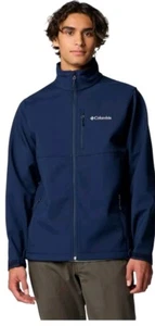 NUEVA Chaqueta Columbia Para Hombre 1X Ascender Softshell Cremallera Frontal Azul Marino Nueva con Etiquetas - Imagen 1 de 6