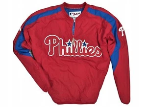 Chaqueta Anorak Majestic Philadelphia Phillies Vintage L - Imagen 1 de 5
