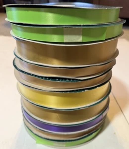 Berwick Splendorette Polypropylene Ribbon Lot Of 10 Rolls 250 Yards New - Picture 1 of 3
