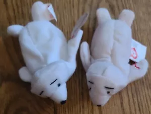 2 Vtg 1993 TY McDonald’s Teenie Beanie Babies Seamore Error Tags - Picture 1 of 9