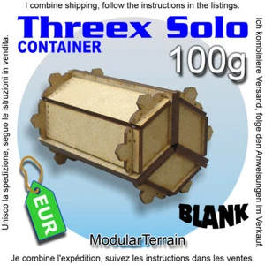 1x Threex Solo Container Blank Decals Legion Infinity War Hammer 40k Necromunda - Imagen 1 de 8