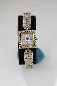 Geneva Watch Women Silver Gold Stainless Steel Water Resist Battery Pearl Quartz - Picture 1 of 6