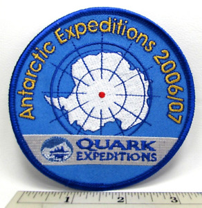 Quark Antarctic Expeditions 2006 2007 Jacke Aufnäher Südpol Reise Souvenir
