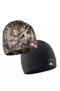 Brand New Panther Vision Rechargeable POWERCAP LED Lighted Beanie 2-pack. - Picture 1 of 6