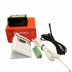 Brand New Black Carel PJEZC0E000 Temperature Thermostat Controller w/ NTC Probe - Picture 1 of 6
