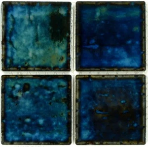 Fujiwa Porcelain glazed Swimming Pool Waterline Tile STS-331 3 x 3 IN 2 SQ FT - Picture 1 of 2