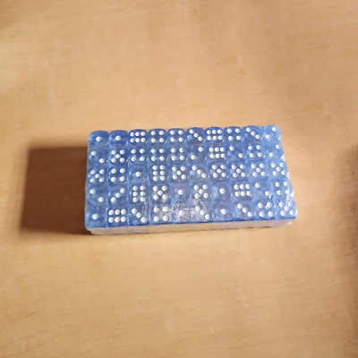 Dados Gaming D6 100 Piezas, Acrílico 16mm Foto 1 de 2