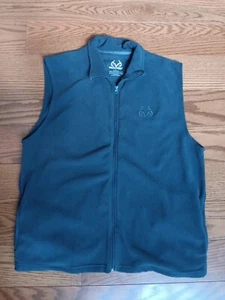 Realtree Fleeceweste mit Logo Herren groß - grau - Maße enthalten - Bild 1 von 7