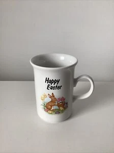 Vintage Churchill Tasse - Frohe Ostern - Osterhase Küken und Eier - Bild 1 von 9
