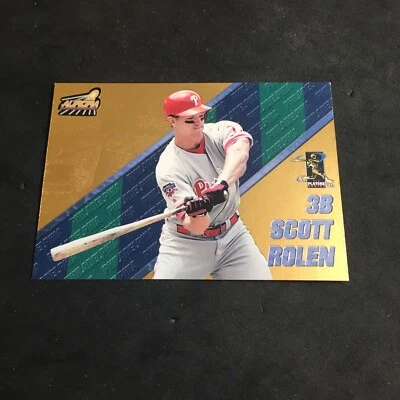 1998 Pacific Aurora Pennant Fever Scott Rolen #17 Philadelphia Phillies - Image 1 of 2