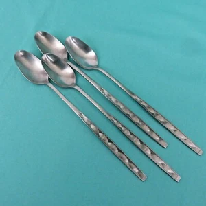 Noritake La Seine 4 cucharas de té helado cucharaditas de hielo - Imagen 1 de 5