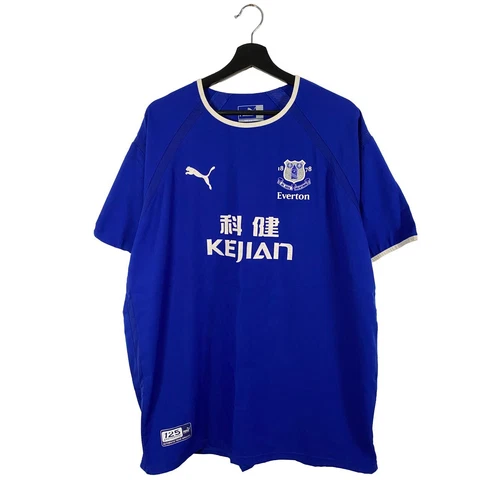 03'/04' Puma Everton F.C. short sleeve Home Jersey mens size XL Cover