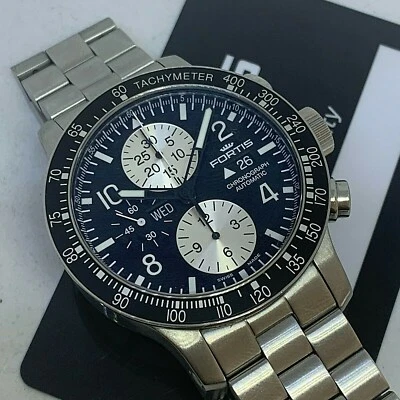 FORTIS B-42 STRATOLINER CHRONOGRAPH AUTOMATIC CARD Ref 665.10.121 CASE 43MM - Image 1 of 4