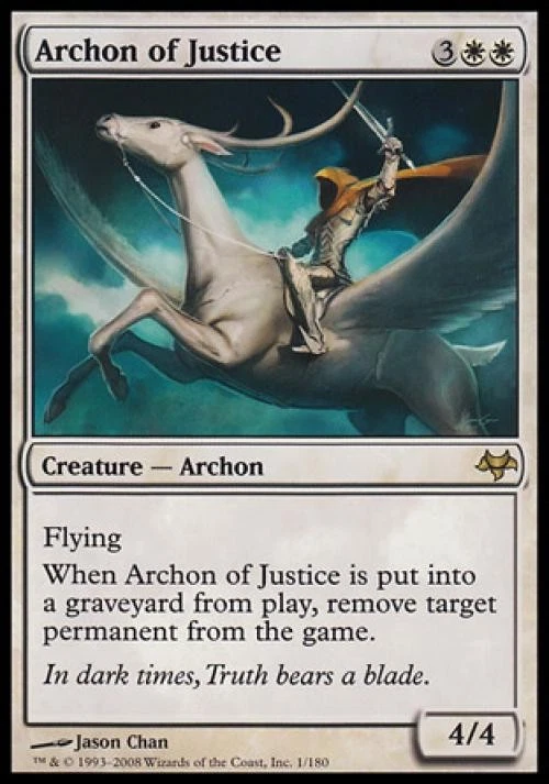Archon of Justice - Medium Play MTG Eventide - Image 1 of 1
