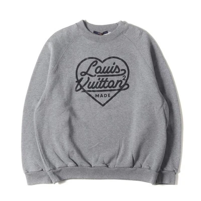 Sudadera Louis Vuitton X Nigo Estampada Corazón Gris Talla M Foto 1 de 4