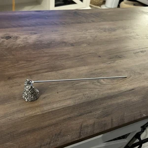 Vintage Pewter Candle Snuffer Christmas Tree - Picture 1 of 2