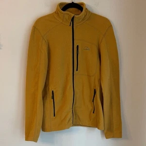 L.L. Bean Herren Pullover Fleece Full-Zip Jacke senfgelb Gr. Small Wandern - Bild 1 von 10