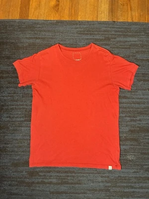 Camiseta Visvim Jumbo S/S (tinte vegetal) roja 1 S 2017 UWTB 100 % auténtica FIL  Foto 1 de 4