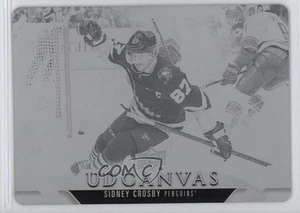 2023 Extended Series UD Canvas Printing Plate Black 1/1 Sidney Crosby #C349 nr2 - Picture 1 of 3