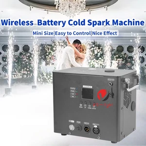 Wedding Stage Effect 350W Wireless Remote Battery Fireworks Cold Spark Machine - Picture 1 of 7