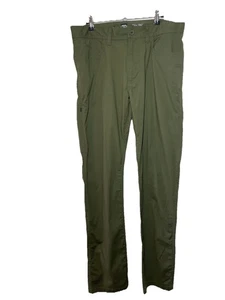 Prana Hose Herren 34x34 grün Double Peak Slim Ripstop Wandern Baumwollmischung - Bild 1 von 10