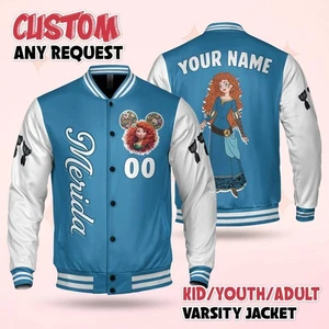 Personalized Princess Merida Brave Fan Gift For Kids & Adults Baseball Jacket - Bild 1 von 5