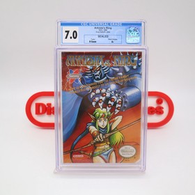 NES Nintendo ARKISTA'S RING - CGC GRADED 7.0 A+! NEW & Factory Sealed + H-Seam!
