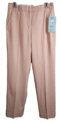 Calça social Coldwater Creek feminina tamanho 6 rosa claro pêssego - Imagem 1 de 4