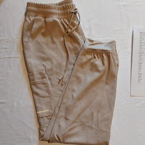 Skechers By Barco Women's 4 Pocket Pull On Tan Athletic Jogger Medium Scub Pant - Picture 1 of 11