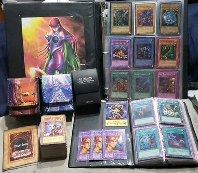 Huge Vintage Yugioh Card Lot Binders Custom Boxes TP1 TP2 JMP MRL LOB CT2 Old  - Image 1 of 4