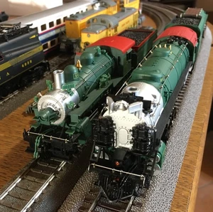 H0-DC US-Dampf'er-Set MEHANO Southern Railroad Mogul #145 + Mountain #1491 - Bild 1 von 24