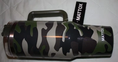 Mattox  40 OZ. Insulated Stainless Steel Beverage Bottle Camo Version - Image 1 of 2