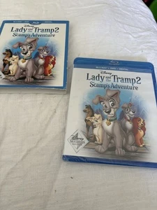 Disney Movie Club Release Lady And The Tramp Scamp’s Adventure Blu Ray + DVD  - Picture 1 of 4