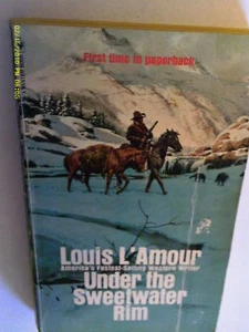 PB Louis L'Amour UNDER THE SWEETWATER RIM 1st Prtg 1971 - Imagen 1 de 2