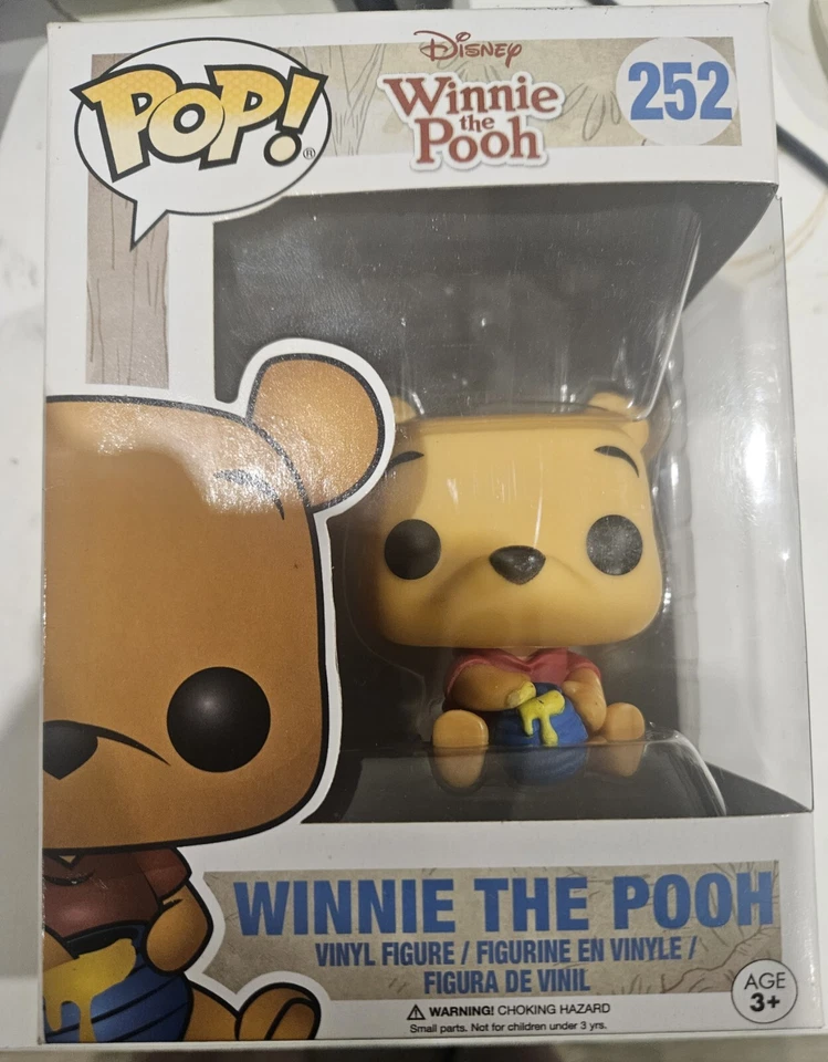 Boneco Funko Pop vinil Disney Winnie The Pooh #252 2016 - Imagem 1 de 4