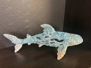 Nautical Ocean Decor Coral Reef Shark Beach Home Decor Coral Look Polystone - Picture 1 of 8