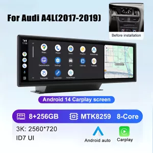 14.5" 8+256GB For Audi A4L A4 B9 A5 2016-2020 Android 14 Car Radio Stereo Unit - Bild 1 von 16
