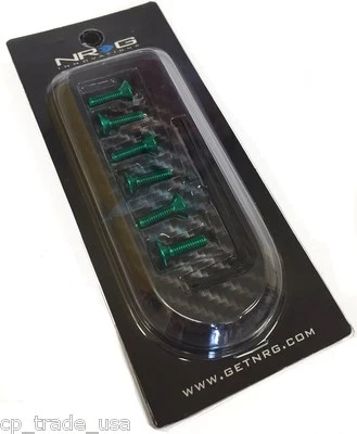 NRG Steering Wheel Screw Kit 6 piece Fits Momo Nardi Personal Sparco SWS-100GN - Image 1 of 2