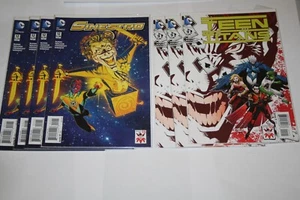 Teen Titans #9 (x3)! Sinestro #12 (x3) variante Joker! DC! 2015! - Foto 1 di 3