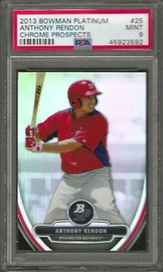2013 Bowman Platinum Anthony Rendon Chrome Prospects # 25 PSA 9 Mint Rookie - Picture 1 of 1
