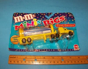 M&M's Minis Candy Carriers "Yellow" Big Rig Truck - Picture 1 of 3