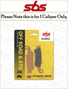Yamaha WR 250 F Enduro GP 2018 [Front Sintered Brake Pads] [SBS RSI Series] - Picture 1 of 1