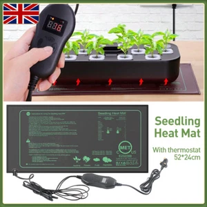 Seedling Heating Mat Seed Germination Starter Sprout Plant Cloning Greenhouse UK - Picture 1 of 9