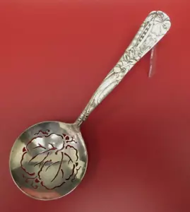 1872 TIFFANY "Vine" Cuchara para servir guisantes esterlinos / Peapod / Vides y flores - Imagen 1 de 5